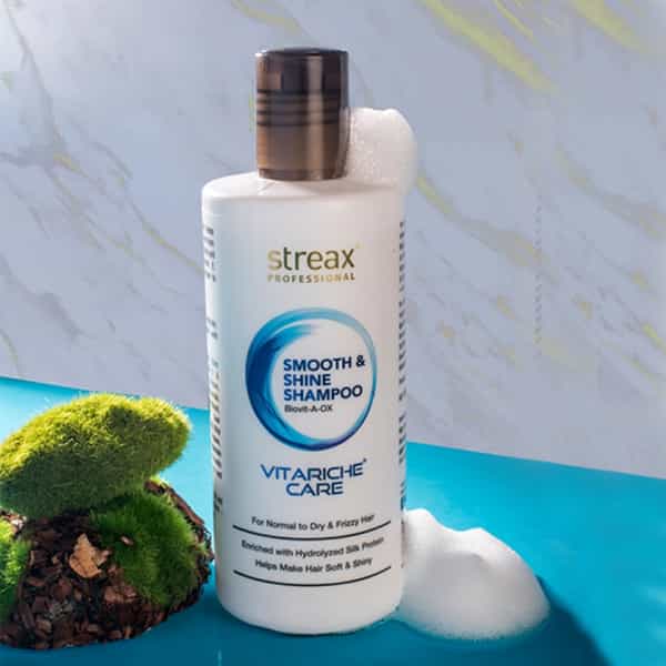 Streax Professional Vitariche Care Smooth & Shine Shampoo 300Ml