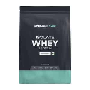 Nutrabay Pure 100% Whey Protein Isolate - Unflavoured - 1kg