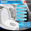Besafe Forever Disposable Paper Toilet Seat Cover 10 Sheets Blue