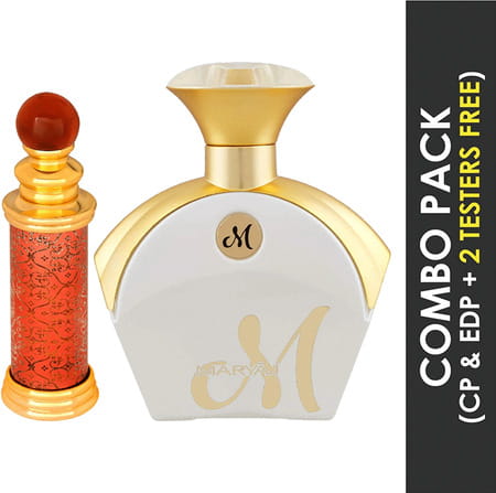 Ajmal Classic Oud Cp Oudh 10ml For Unisex & Maryaj M White For Her Perfume 90ml For Women