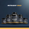 Nutrabay Gold Tri Blend Whey Protein Powder - 25G Protein | 5.5G Bcaa - 1Kg | Malai Kulfi