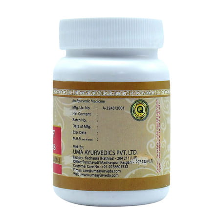 Uma Ayurveda Vatkulantak Ras Ayurvedic Tablets 80 Tab