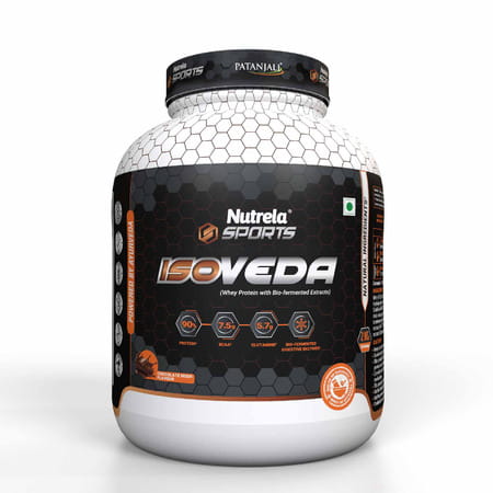 Nutrela Sports Isoveda Protein Powder- 2kg (flavor Chocolate)