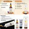 Tnw-The Natural Wash Combo Of 3 With Glow Face Serum | Vitamin C Exfoliating Face Wash | Bb Cream