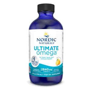 Nordic Naturals Ultimate Omega 3 Fatty Acids Liquid Fish Oil For Men & Women 2840 Mg Epa & Dha 4 Oz