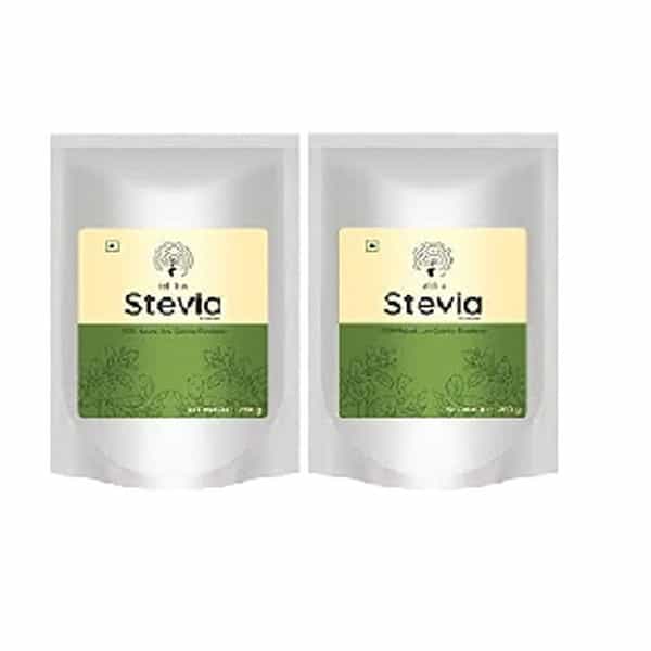 Idika Stevia 250 Gram Diabetic Frendly 100% Natural Zero Calorie Sugar-Free Sweetener ( Pack Of 2)