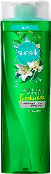 Sunsilk Green Tea And White Lily Freshness Hair Shampoo - 370 Ml