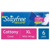 Stayfree Secure Dry Xl Wings Sanitary Napkins 6'S