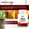 Oribite Iron Bisglycinate 180Mg Capsules For Iron Deficiency 60 Capsules