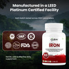 Oribite Iron Bisglycinate 180Mg Capsules For Iron Deficiency 60 Capsules