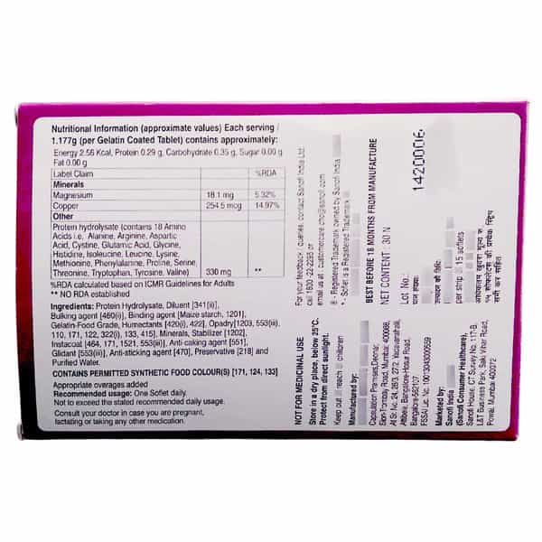 New Aminofit Strip Of 15 Soflets