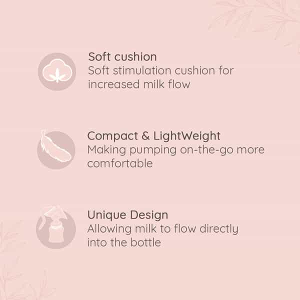 Pee Safe Manual Breast Pump For Nursing Mothers | With 150Ml Container