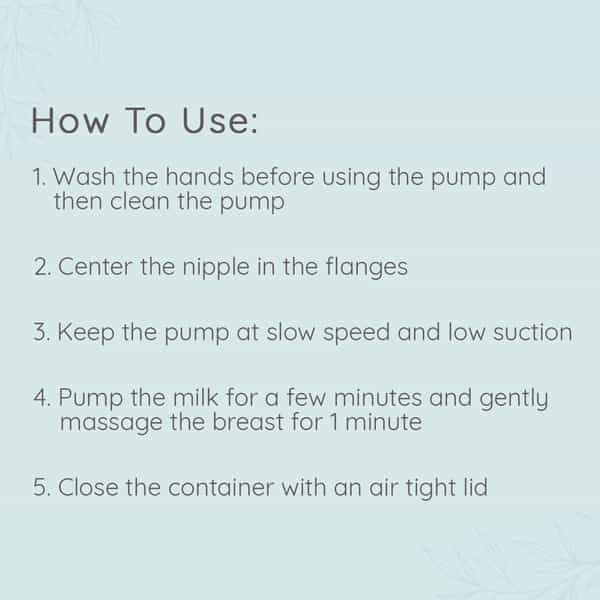 Pee Safe Manual Breast Pump For Nursing Mothers | With 150Ml Container