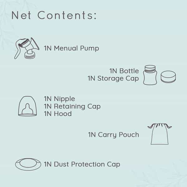 Pee Safe Manual Breast Pump For Nursing Mothers | With 150Ml Container