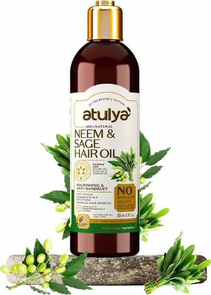 Atulya Neem & Sage Hair Oil 200 Ml