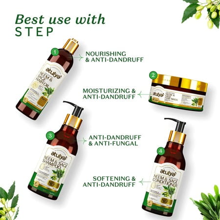 Atulya Neem & Sage Hair Oil 200 Ml