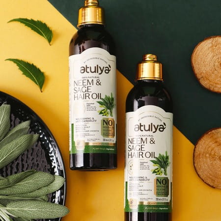 Atulya Neem & Sage Hair Oil 200 Ml