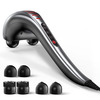 Beatxp Thunder Double Headed Hammer Body Massager Machine With 3 Attachment Pairs (Lava Grey)