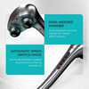 Beatxp Thunder Double Headed Hammer Body Massager Machine With 3 Attachment Pairs (Lava Grey)