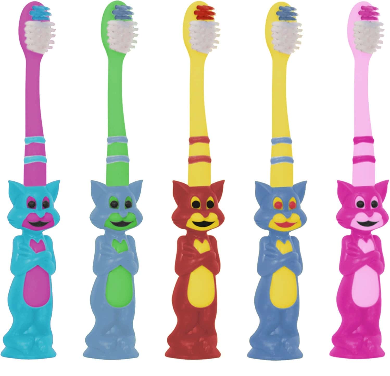 Buddsbuddy Combo Of 6 Tom Kids Tooth Brush Bb3014 6 Pcs Multi Color