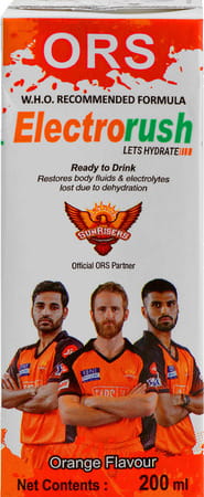 Electrorush Ors Orange Drink Pack Of 8 (200ml)
