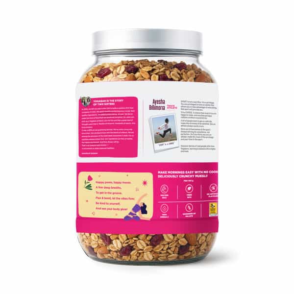 Yoga Bar Fruit & Nuts Muesli Wholegrain Jar 1Kg
