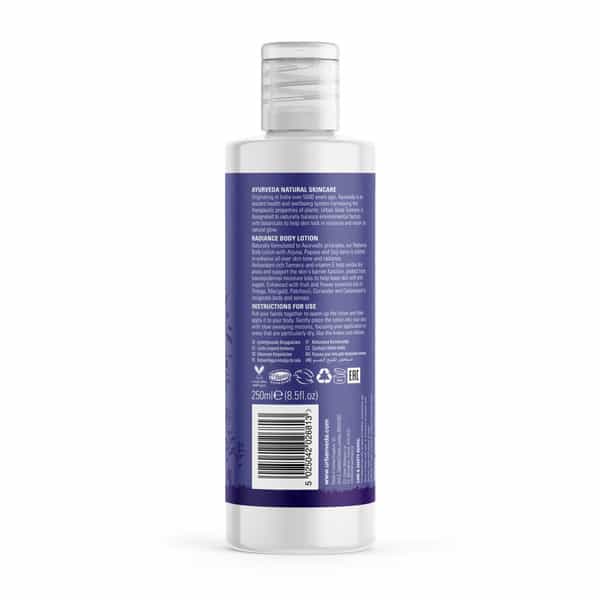 Urban Veda Radiance Ayurvedic Turmeric Body Lotion 250 Ml