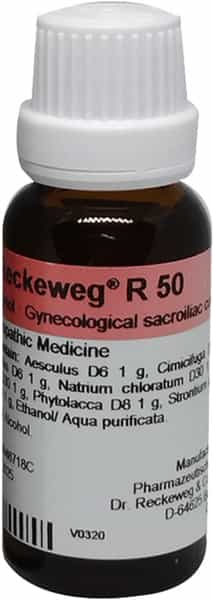 Dr. Reckeweg R 50 - Gynae Sacroiliac Complaints Drops 22 Ml