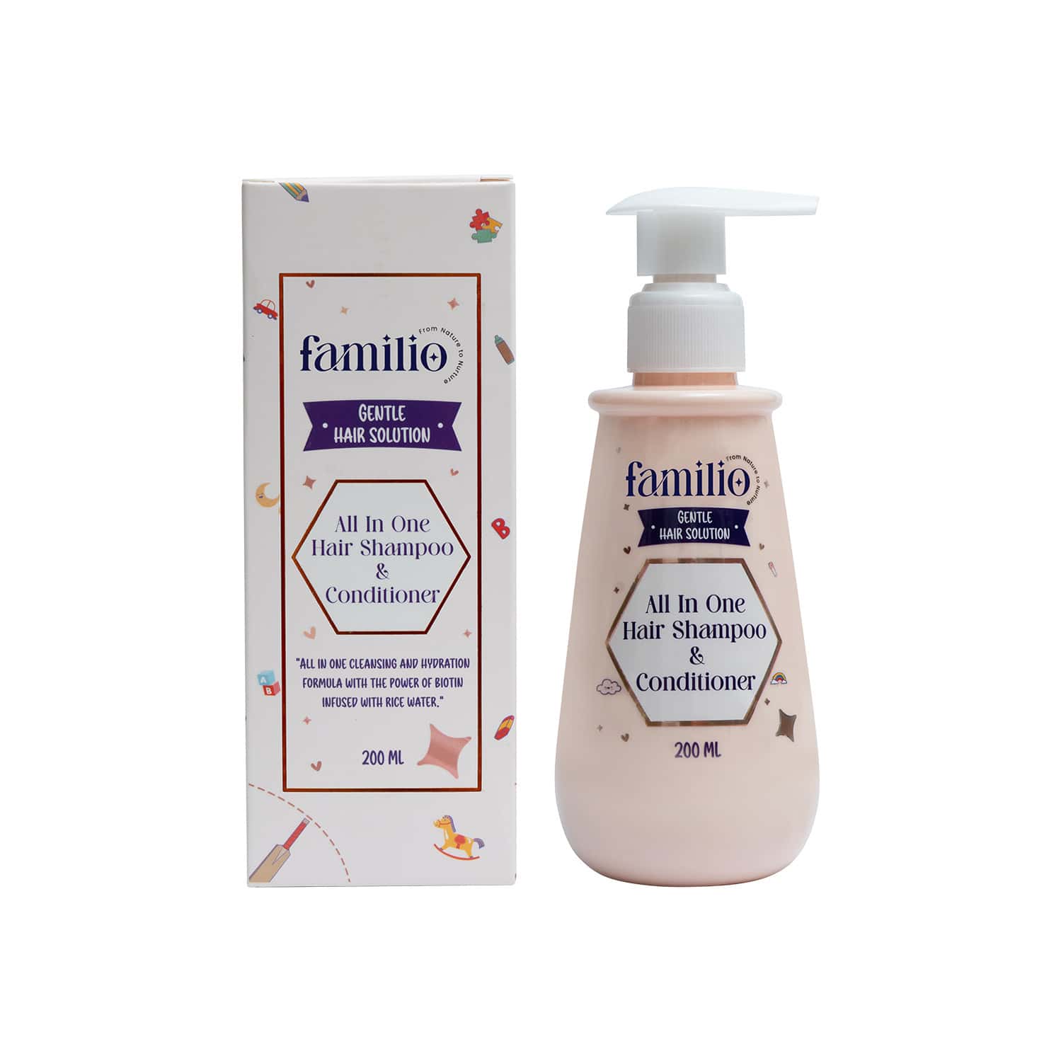 Familio All In One Shampoo + Conditoner - 200ml