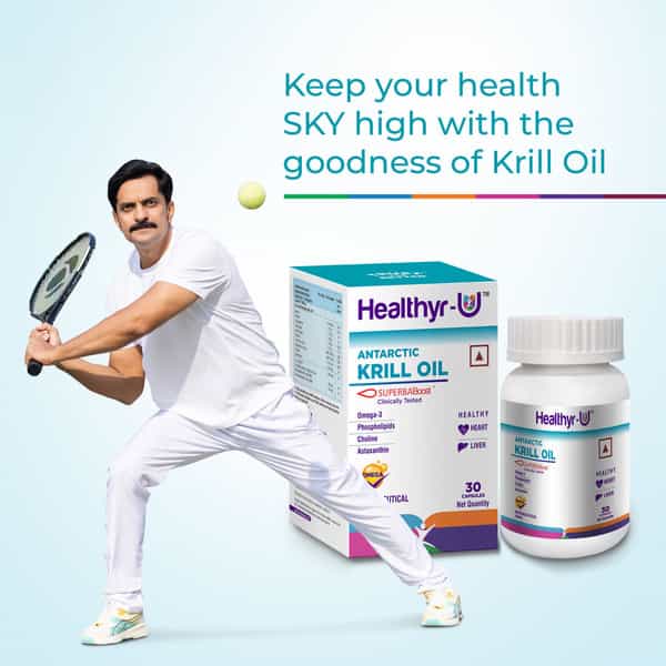 Healthyr-U Antarctic Krill Oil Bottle Of 30 Capsules