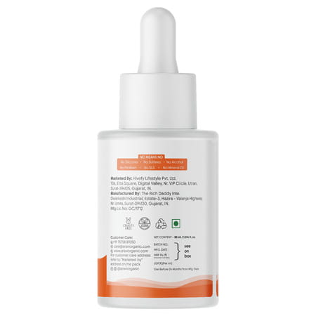 Aravi Organic Vitamin C Face Serum For Bright | Glowing & Even-Toned Skin - 30ml