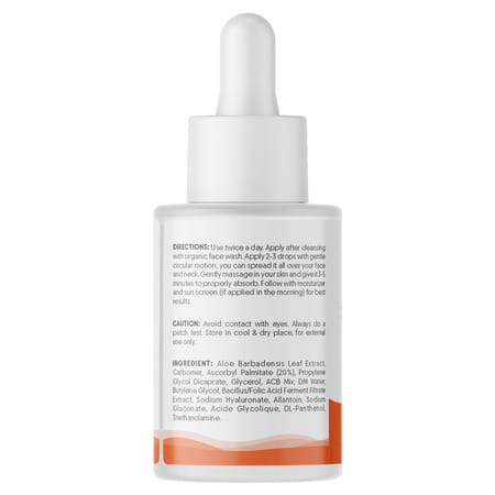 Aravi Organic Vitamin C Face Serum For Bright | Glowing & Even-Toned Skin - 30ml