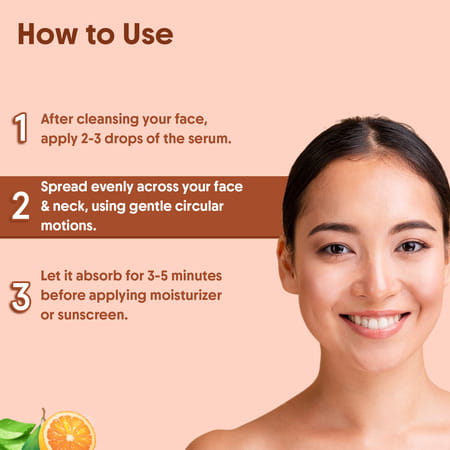 Aravi Organic Vitamin C Face Serum For Bright | Glowing & Even-Toned Skin - 30ml