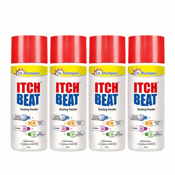 Dr. Morepen Itch Beat Antifungal | Dusting Powder | 60 Gm | Pack Of 4