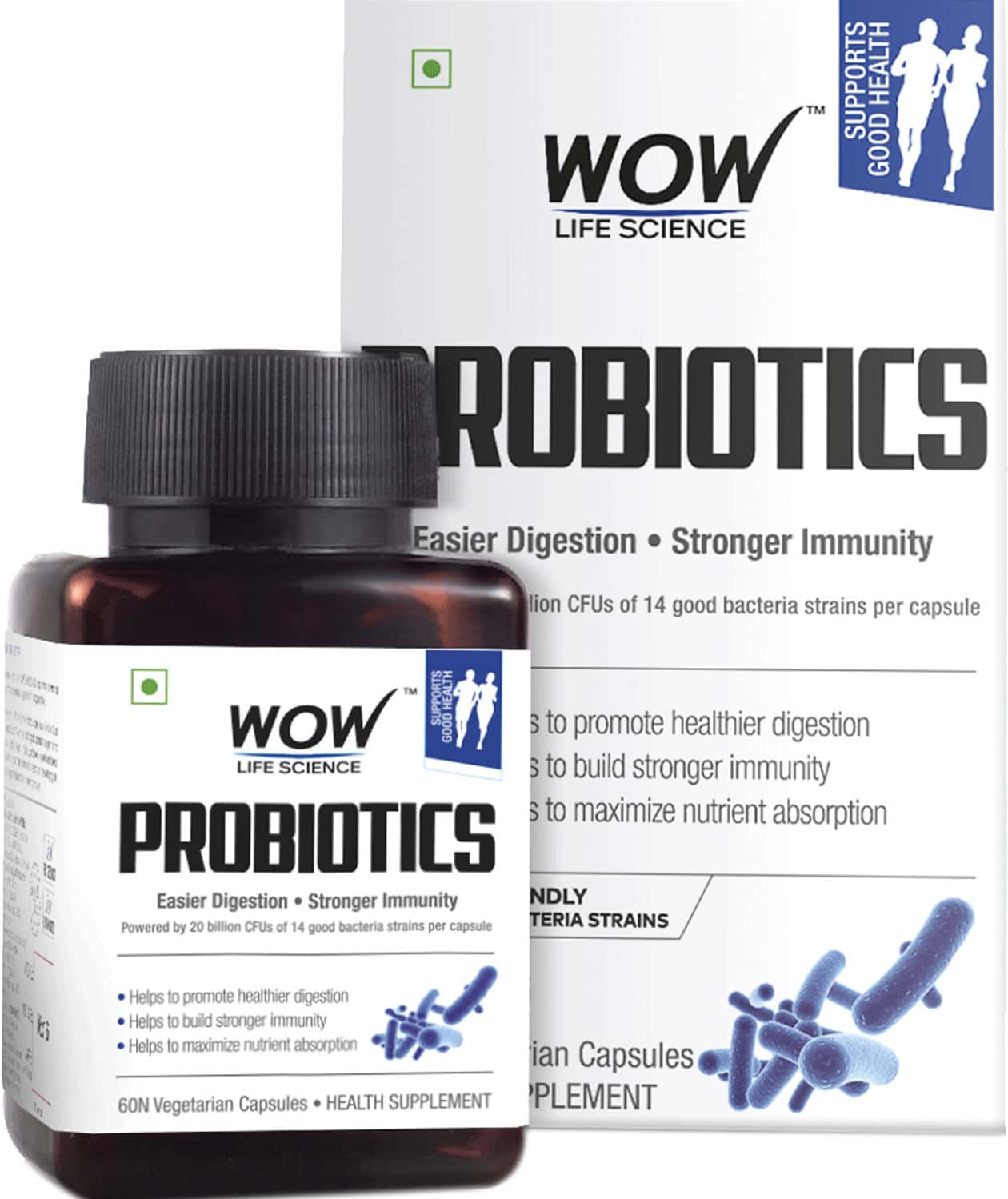 Wow Life Science Probiotics Capsules 60 Capsules
