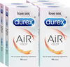 Durex Air Condoms For Men - 10 Count (Pack Of 5) |Suitable For Use With Lubes & Toys