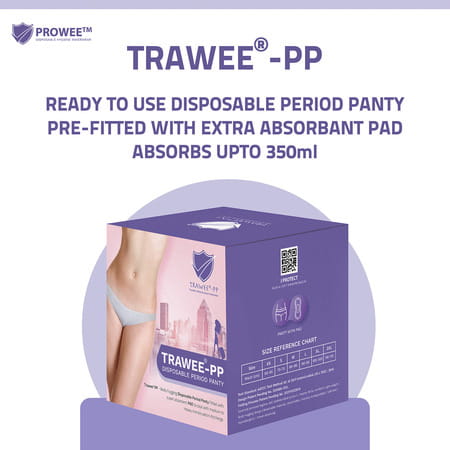 Trawee Disposable Period Panty (Pp) - Xs