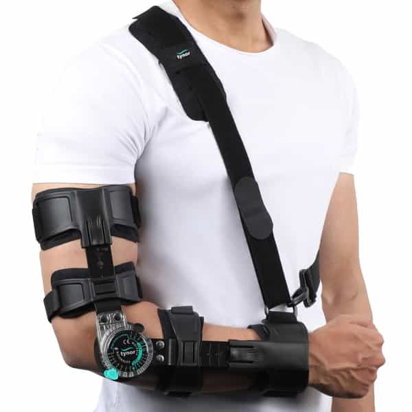 Tynor Rom Elbow Brace Black Left Universal Size 1 Unit