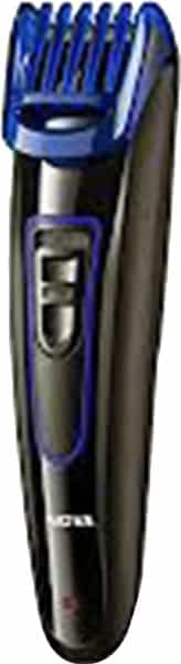 Nova Nht 1071 Titanium Coated Usb Trimmer For Men (Black/Blue)
