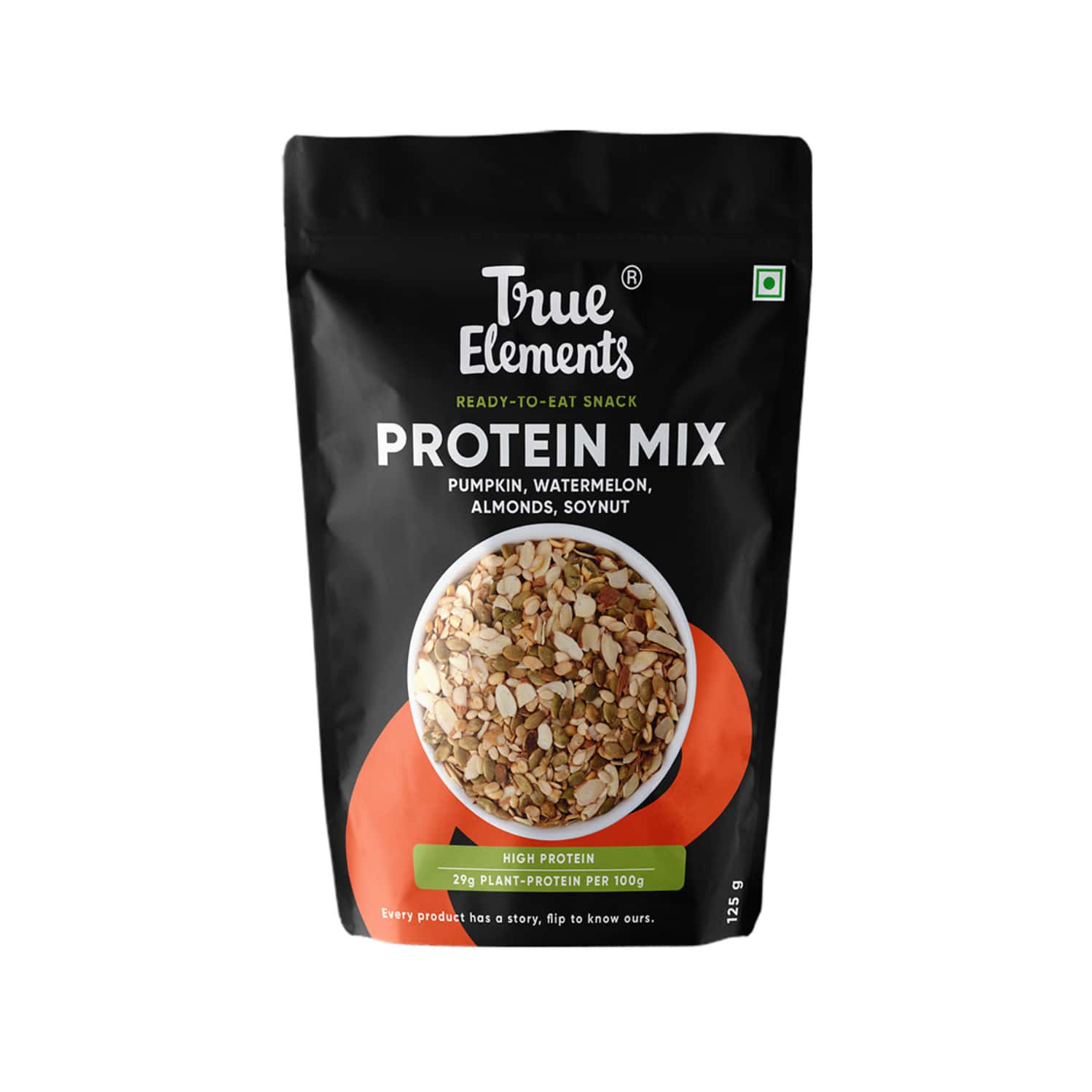 True Elements Protein Mix Roasted Pumpkin Watermelon Almonds And Soya Nuts 125 Gm