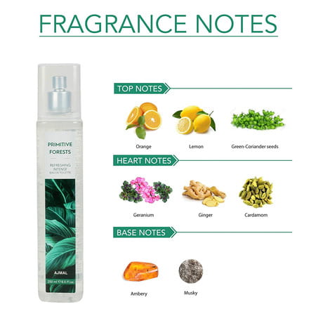 Ajmal Ascend Edp & Primitive Forest Edt Combo Pack