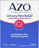 Azo Urinary Pain Relief Tablets Adults Maximum Strength 24 Tablets