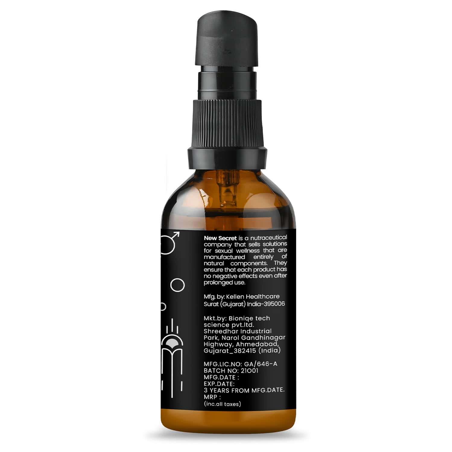 Buy NEWSECRET ENLARGEMENT OIL(50 ML) FOR MEN INTIMATE ENLARGEMENT