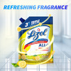 Lizol Disinfectant Surface & Floor Cleaner Liquid Refill Pack Citrus - 1800 Ml