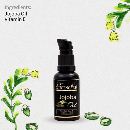 Nugencare Jojoba Oil For Hair | Skin & Stronger Nails 30 Ml Pack 1