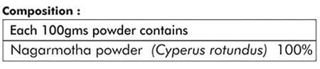 Ayur Champ - Pack Of 5 - Nagarmotha Powder (Cyperus Rotundus) Powder- 1 Kg