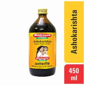 Baidyanath Asli Ayurved Ashokarishta Asava I Ayurvedic Menstrual Cycle I 450 Ml (pack Of 3)