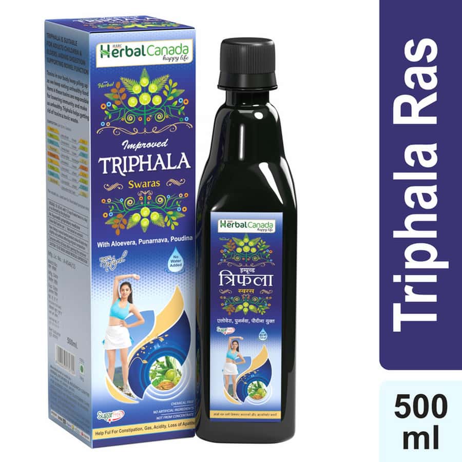 Buy HERBAL CANADA TRIPHALA RAS JUICE 500 ML Online & Get Upto 60 OFF