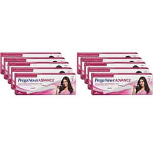 Prega News Advance Hcg Home Pregnancy Test Midstream Urine Test Kit | Pack Of 10