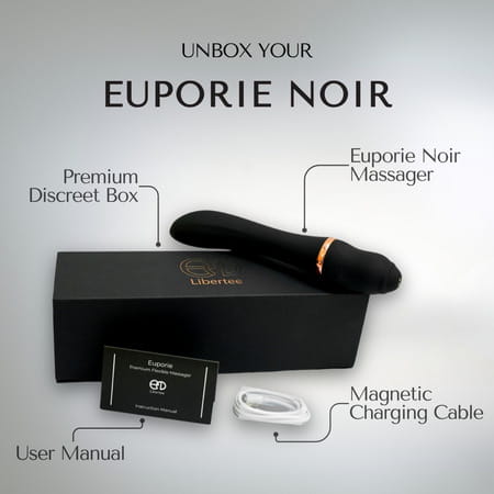Libertee Euporie Noir Massager Premium
